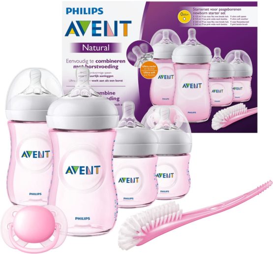 Philips Avent Kit de démarrage naturel pour nouveau-né – rose