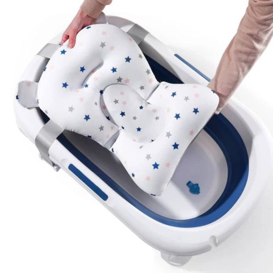 Baignoire bebe pliable + transat de bain ergonomique